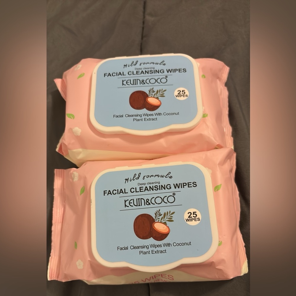 KEVIN&COCO Facial Cleansing Wipes - Pink Pack